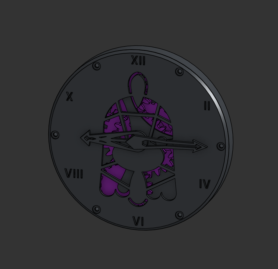 Planetary clock CAD